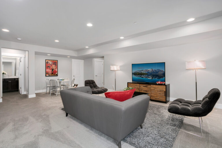 San Tropez Basement custom floor plan recreation room