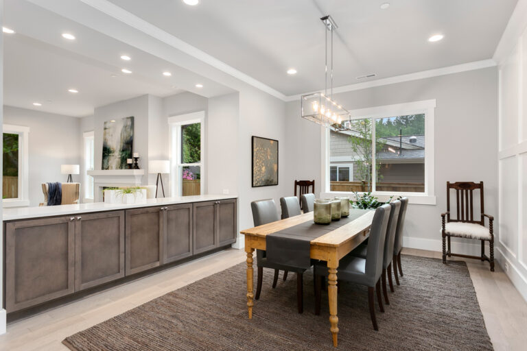 San Tropez custom floor plan dining room
