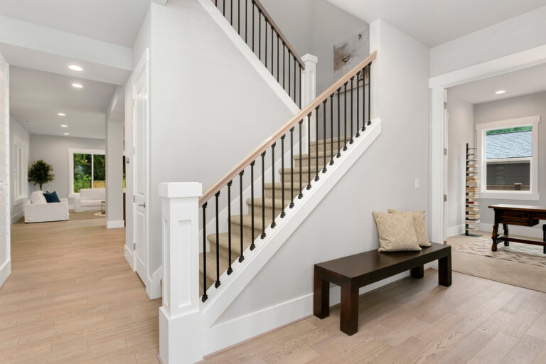 San Tropez custom floor plan foyer