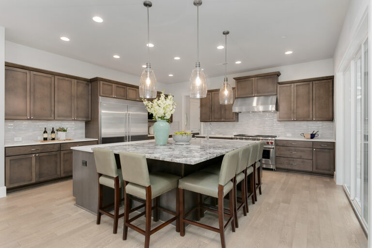 San Tropez custom floor plan kitchen