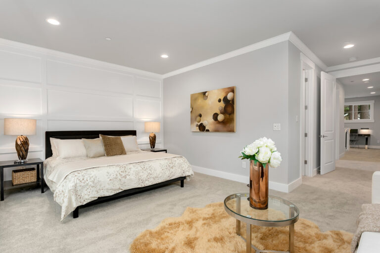 San Tropez custom floor plan primary suite