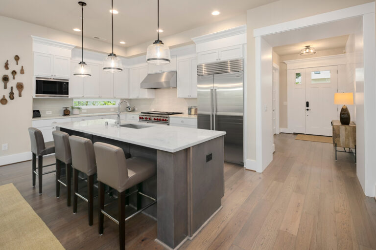 Santa Barbara custom floor plan kitchen