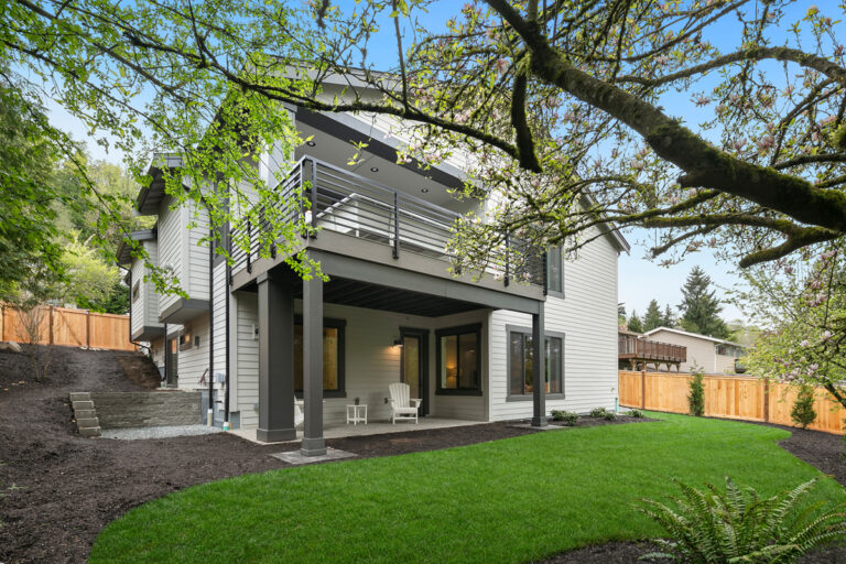 Santa Barbara custom floor plan rear exterior