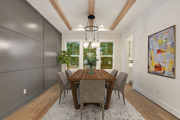 Santiago custom floor plan dining room
