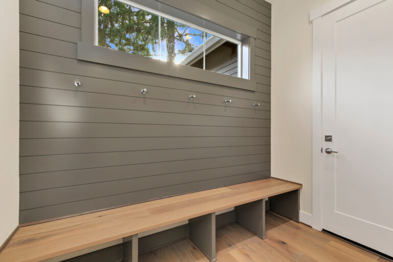 Santiago custom floor plan mudroom
