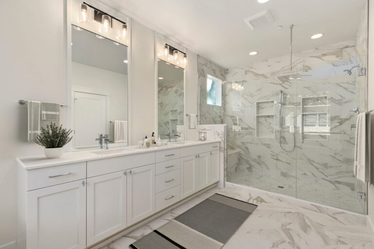 Santiago custom floor plan primary suite bath