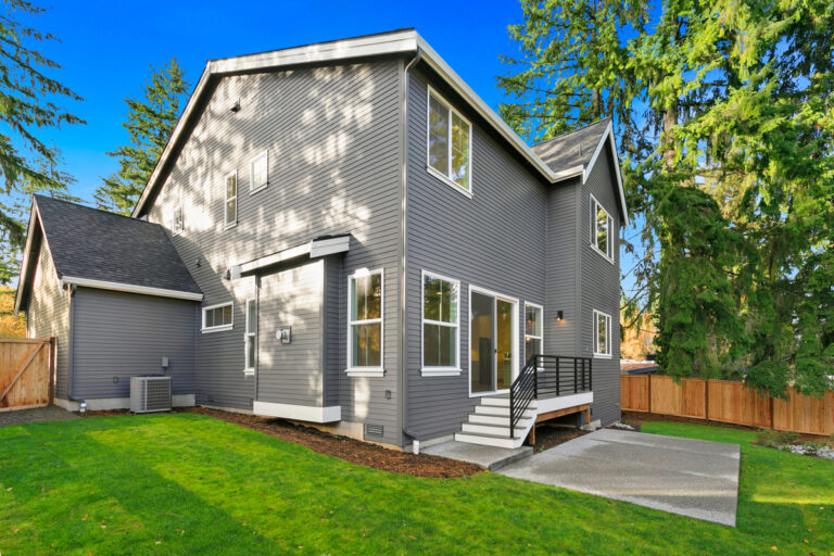 Santiago custom floor plan rear exterior