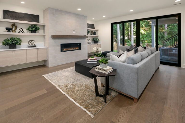 Saratoga custom floor plan recreation room