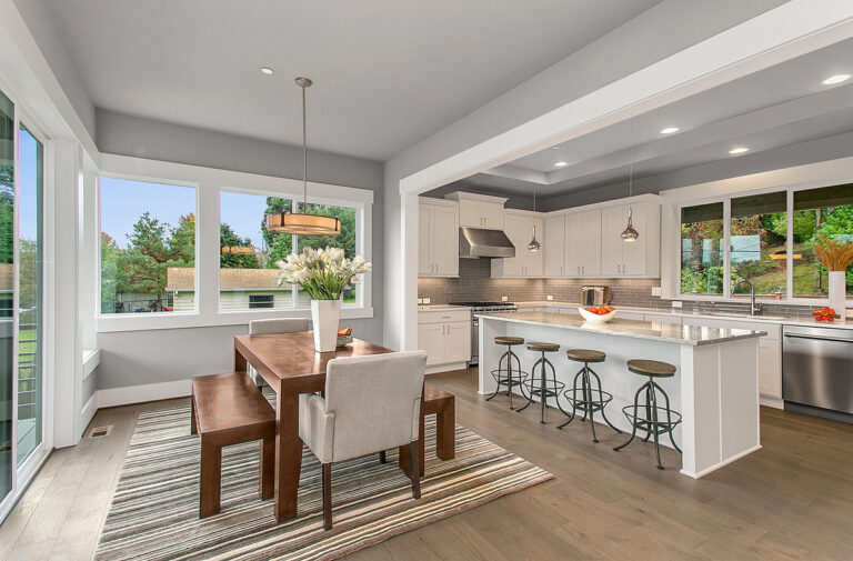 Sardinia custom floor plan kitchen