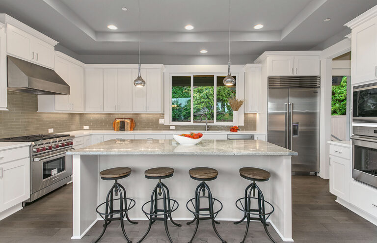 Sardinia custom floor plan kitchen