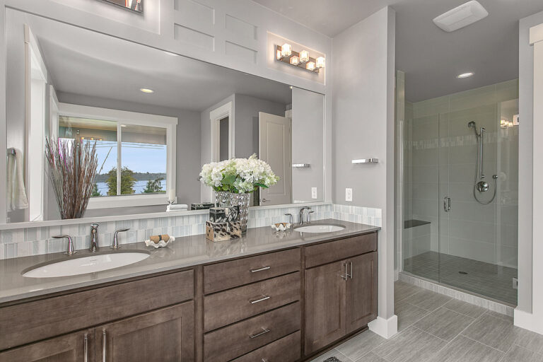 Sardinia custom floor plan primary suite bath