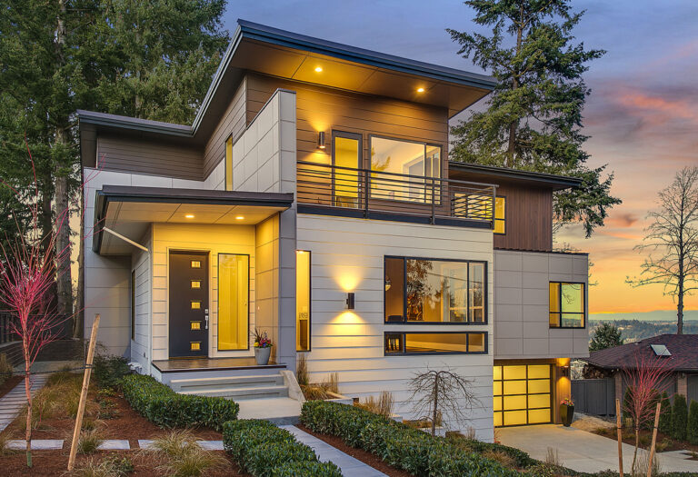Seoul custom floor plan modern front exterior