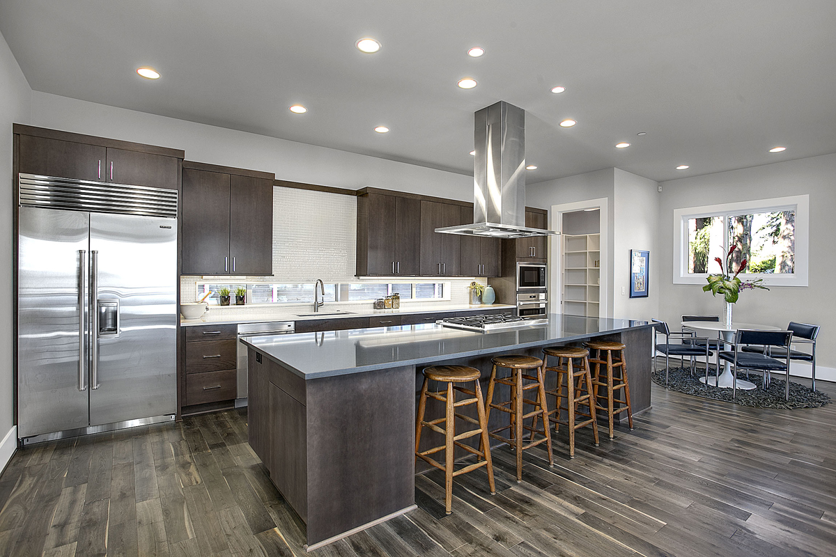Seoul custom floor plan kitchen
