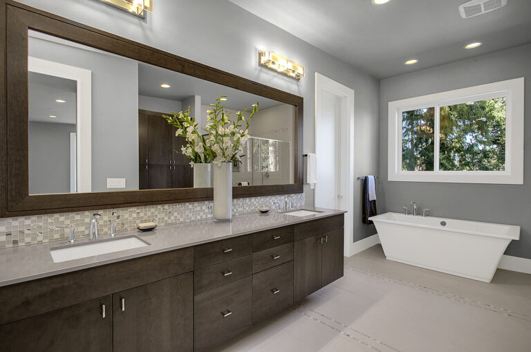 Seoul custom floor plan primary suite bath