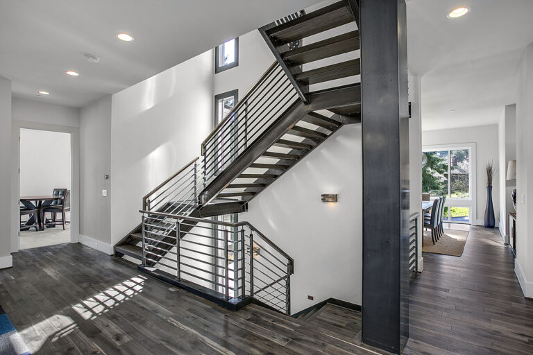 Seoul custom floor plan staircase
