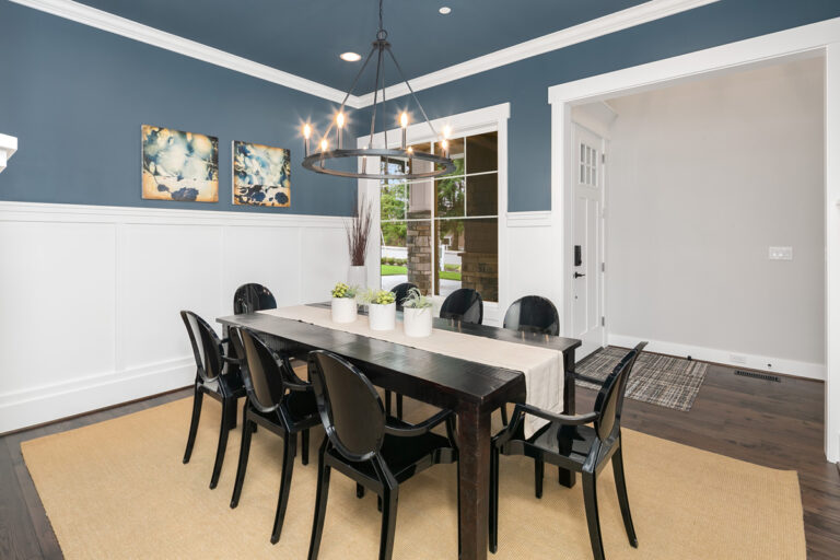 Siena custom floor plan dining room