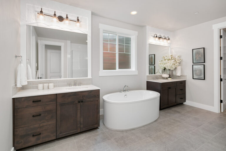 Siena custom floor plan primary suite bath