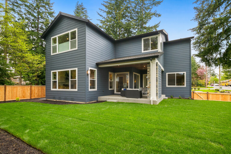 Siena custom floor plan rear exterior