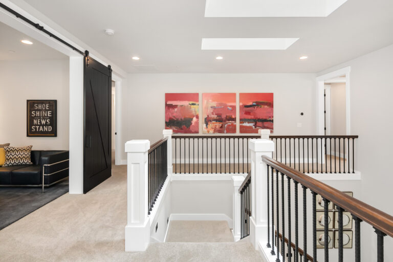 Siena custom floor plan upper hall