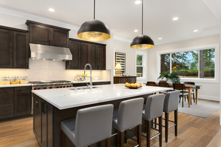 Sorrento custom floor plan kitchen