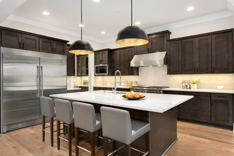 Sorrento custom floor plan kitchen