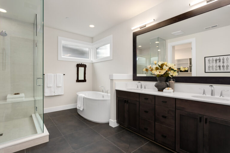 Sorrento custom floor plan primary suite bath