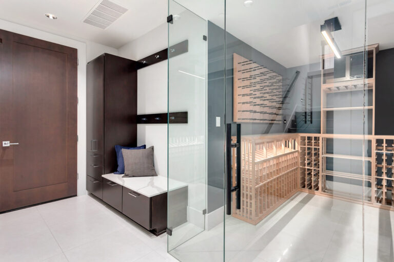 Stockholm custom floor plan wine vault