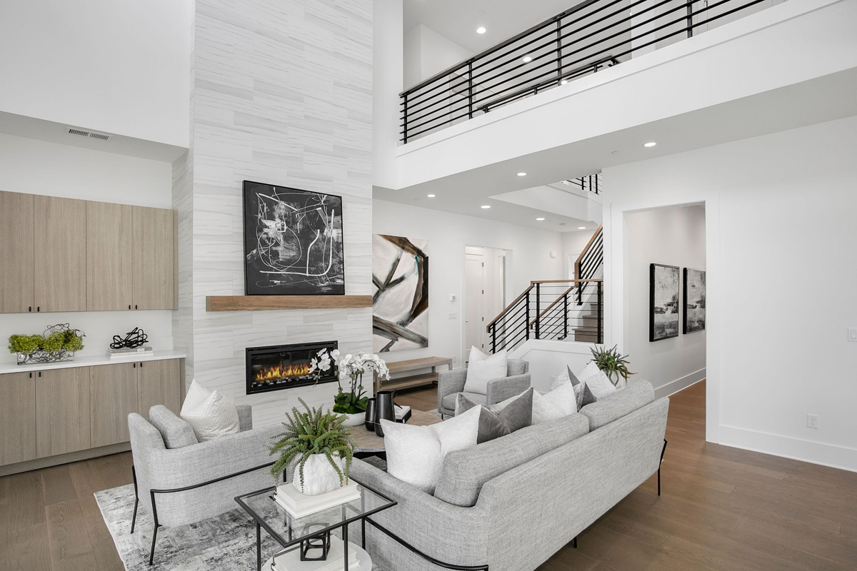 Sycamore custom floor plan great room