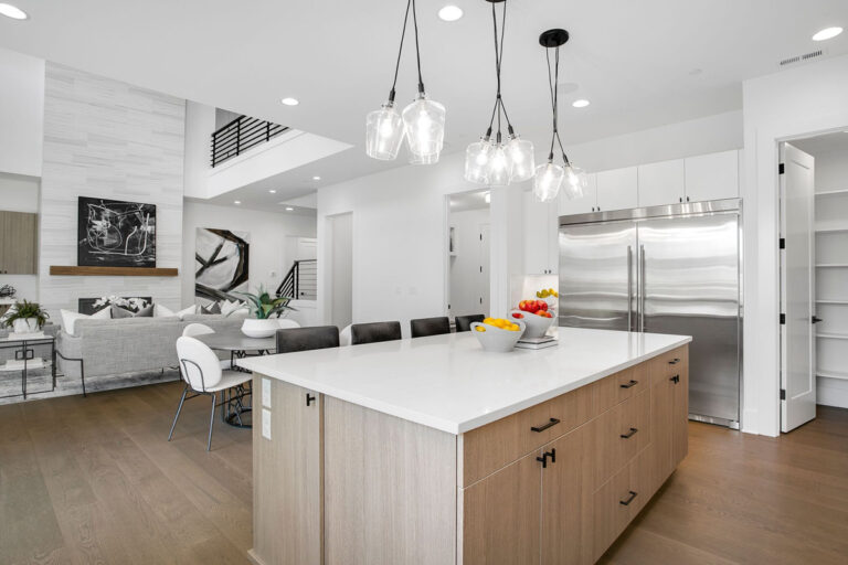 Sycamore custom floor plan kitchen