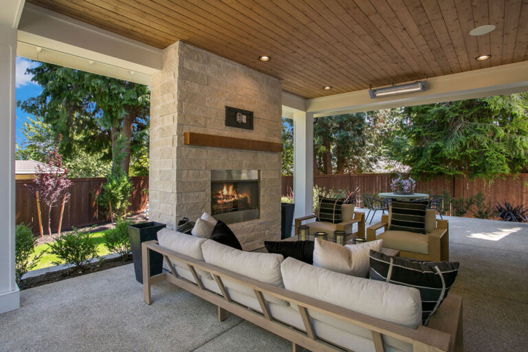 Sycamore custom floor plan outdoor living