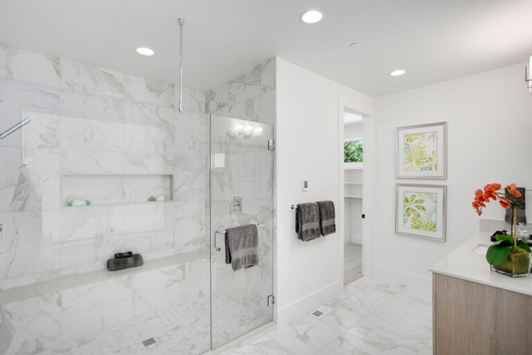 Sycamore custom floor plan primary suite bath