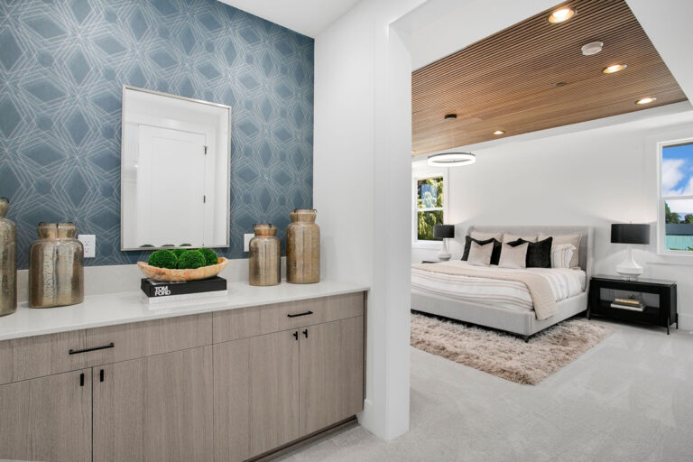 Sycamore custom floor plan primary suite
