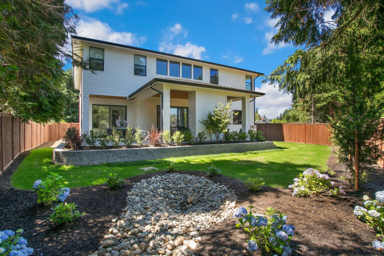 Sycamore custom floor plan rear exterior