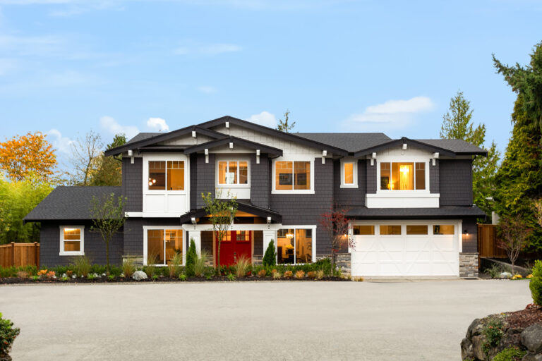 Sydney custom floor plan craftsman front exterior