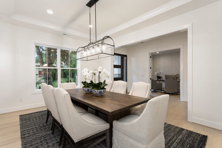 Sydney custom floor plan dining room