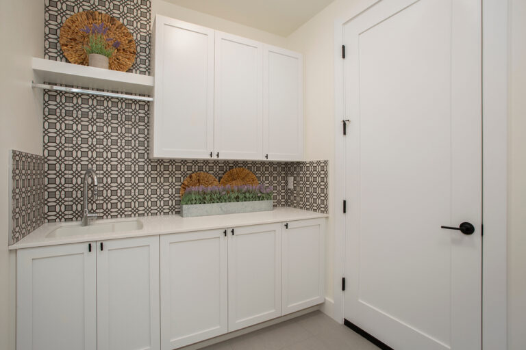Sydney custom floor plan laundry room