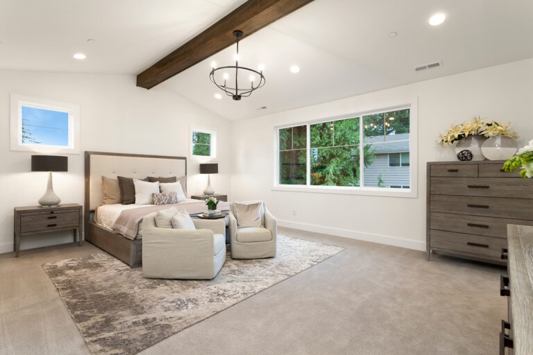 Sydney custom floor plan primary suite