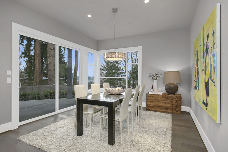 Taipei custom floor plan dining room