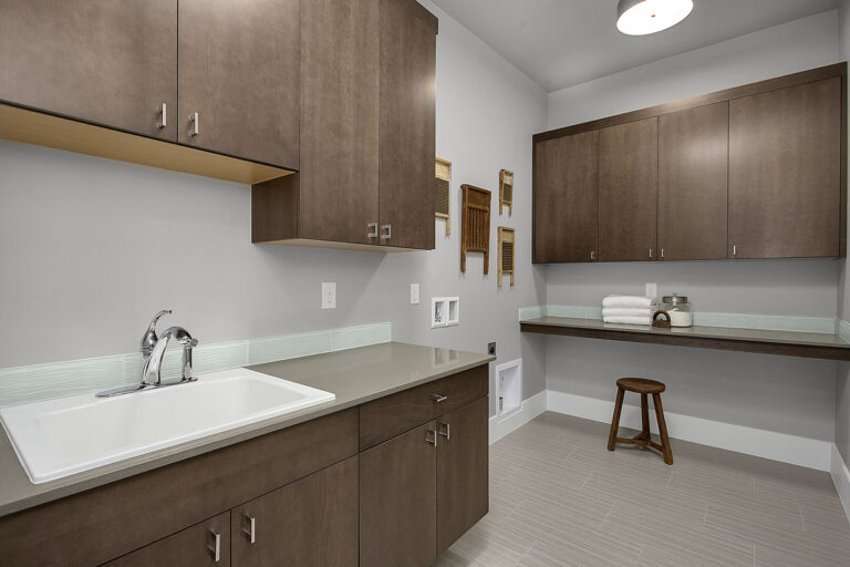 Taipei custom floor plan laundry room