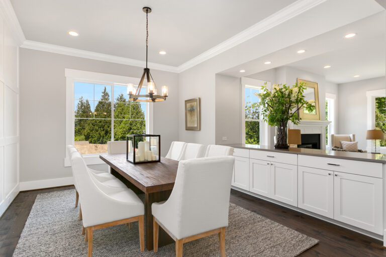 Toulon custom floor plan dining room