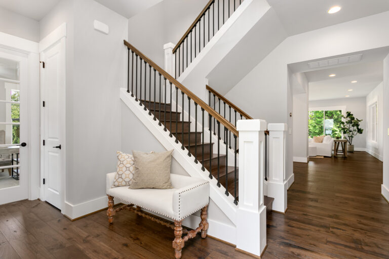 Toulon custom floor plan foyer