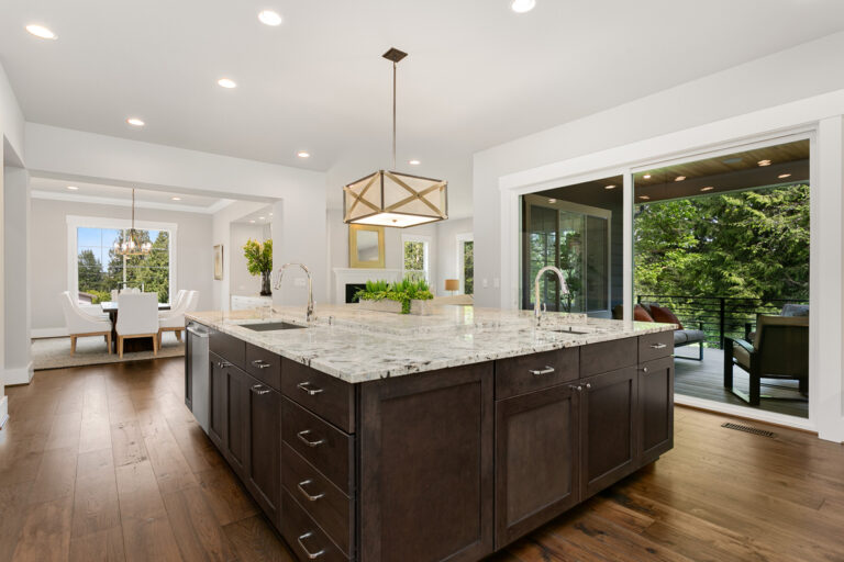 Toulon custom floor plan kitchen