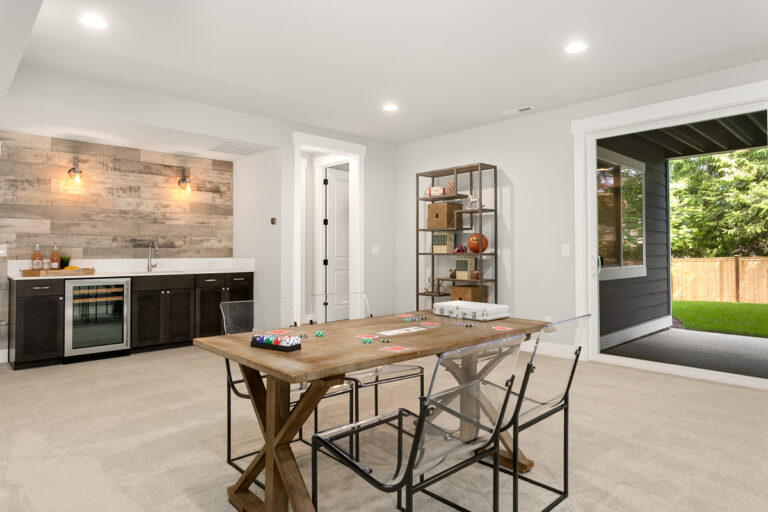 Toulon custom floor plan recreation room