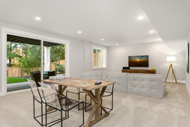 Toulon custom floor plan recreation room