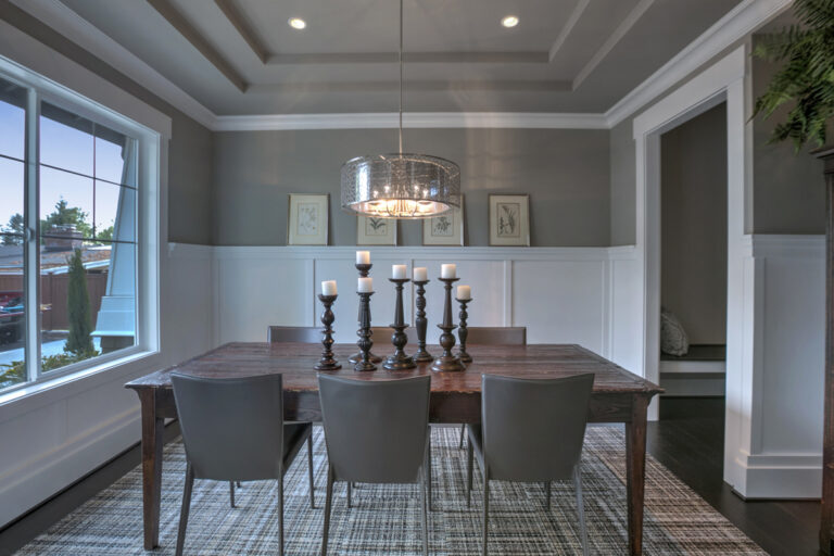Venice custom floor plan dining room