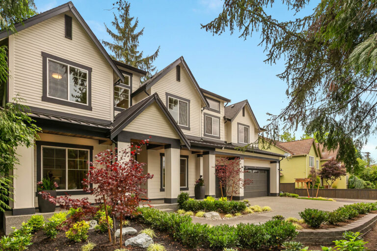 Victoria custom floor plan craftsman front exterior