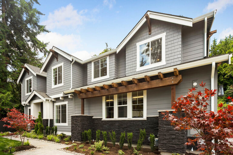 Victoria custom floor plan craftsman front exterior