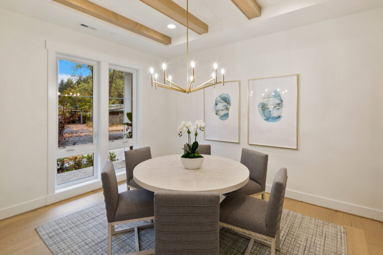 Victoria custom floor plan dining room