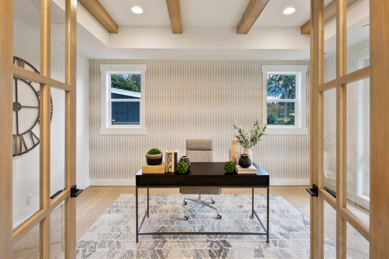 Victoria custom floor plan office