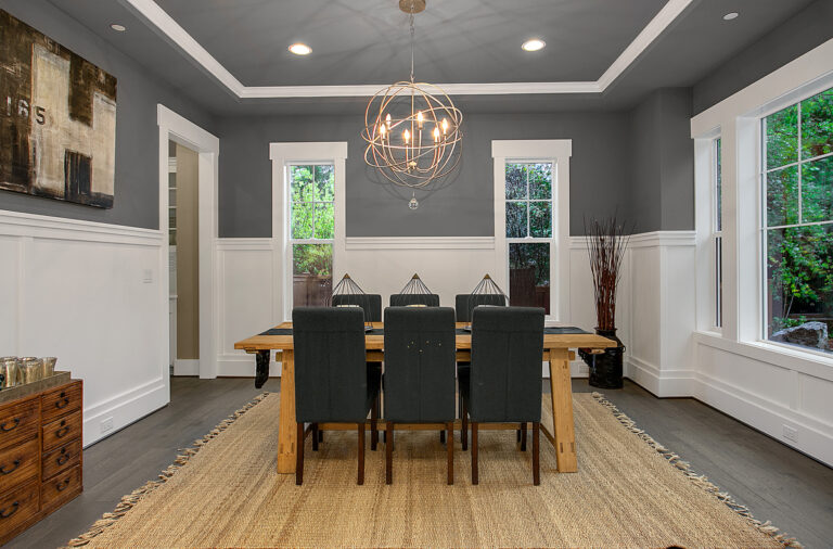 Vienna custom floor plan dining room